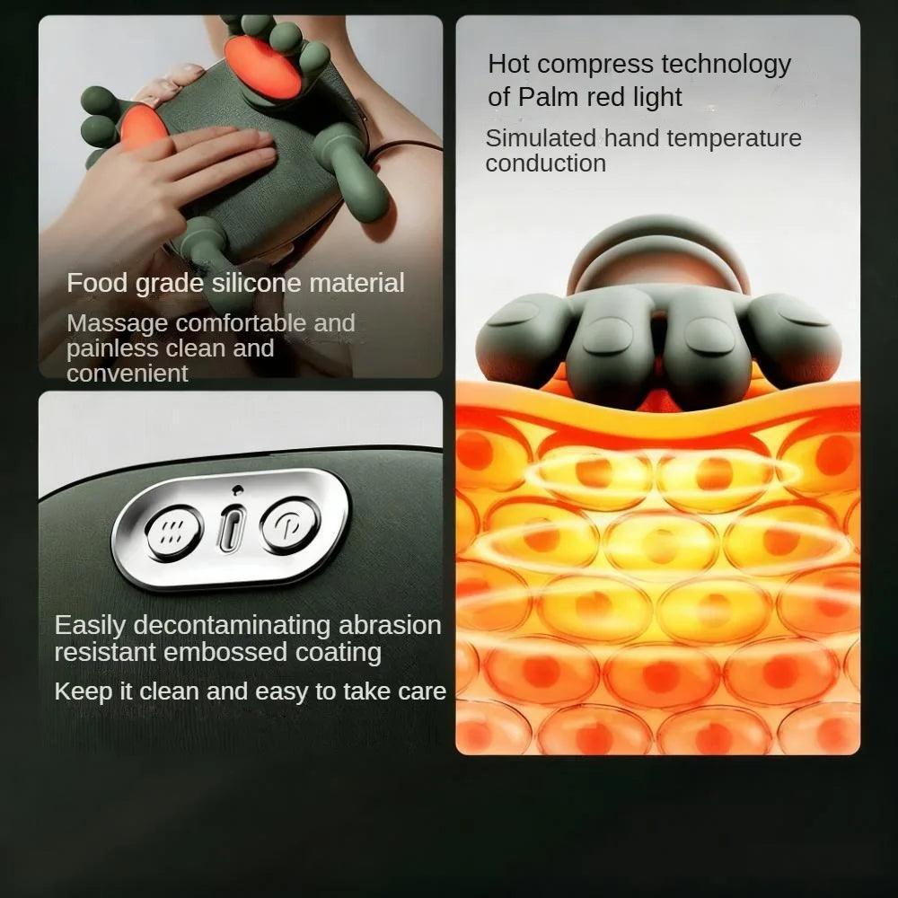 Masseur Cervical Chauffant Portable LUMIA™ – Relaxation du Cou & du Dos (3 Modes)