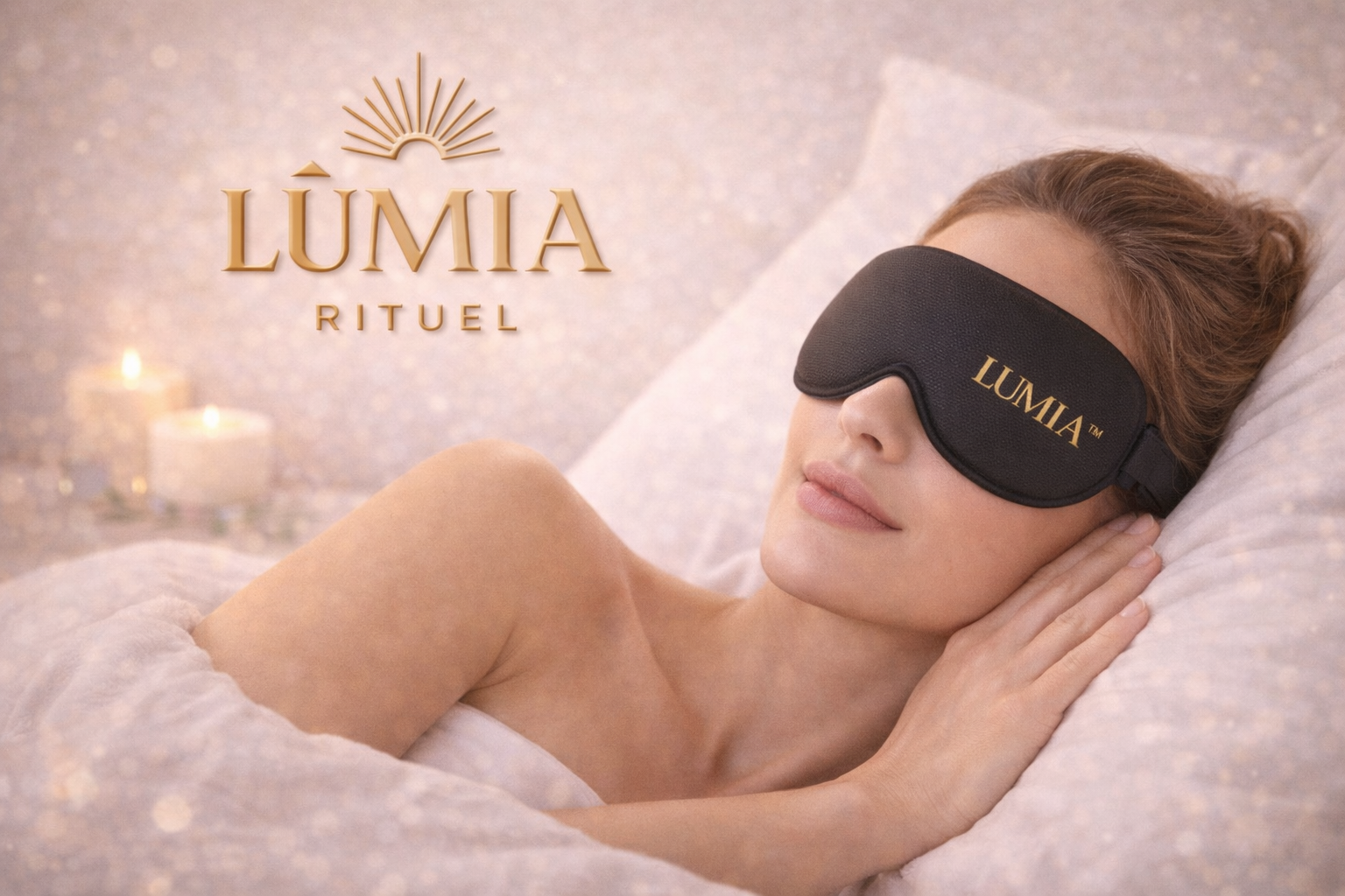 Masque de Sommeil 3D LUMIA™ – Obscurité Totale & Confort Ultra-Doux