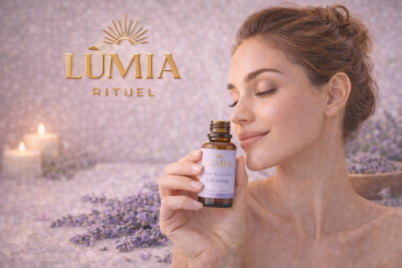 Huile Essentielle de Lavande LUMIA™ – Relaxation, Massage & Créations Artisanales