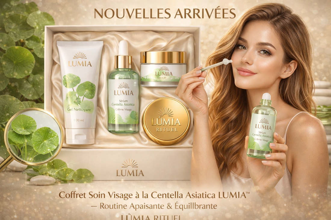 Coffret Soin Visage à la Centella Asiatica LUMIA™ – Routine Apaisante & Équilibrante