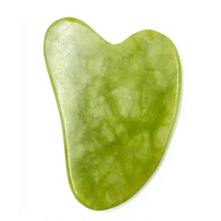 Rouleau de Jade Naturel & Gua Sha LUMIA™ – Rituel Beauté Visage, Cou & Regard