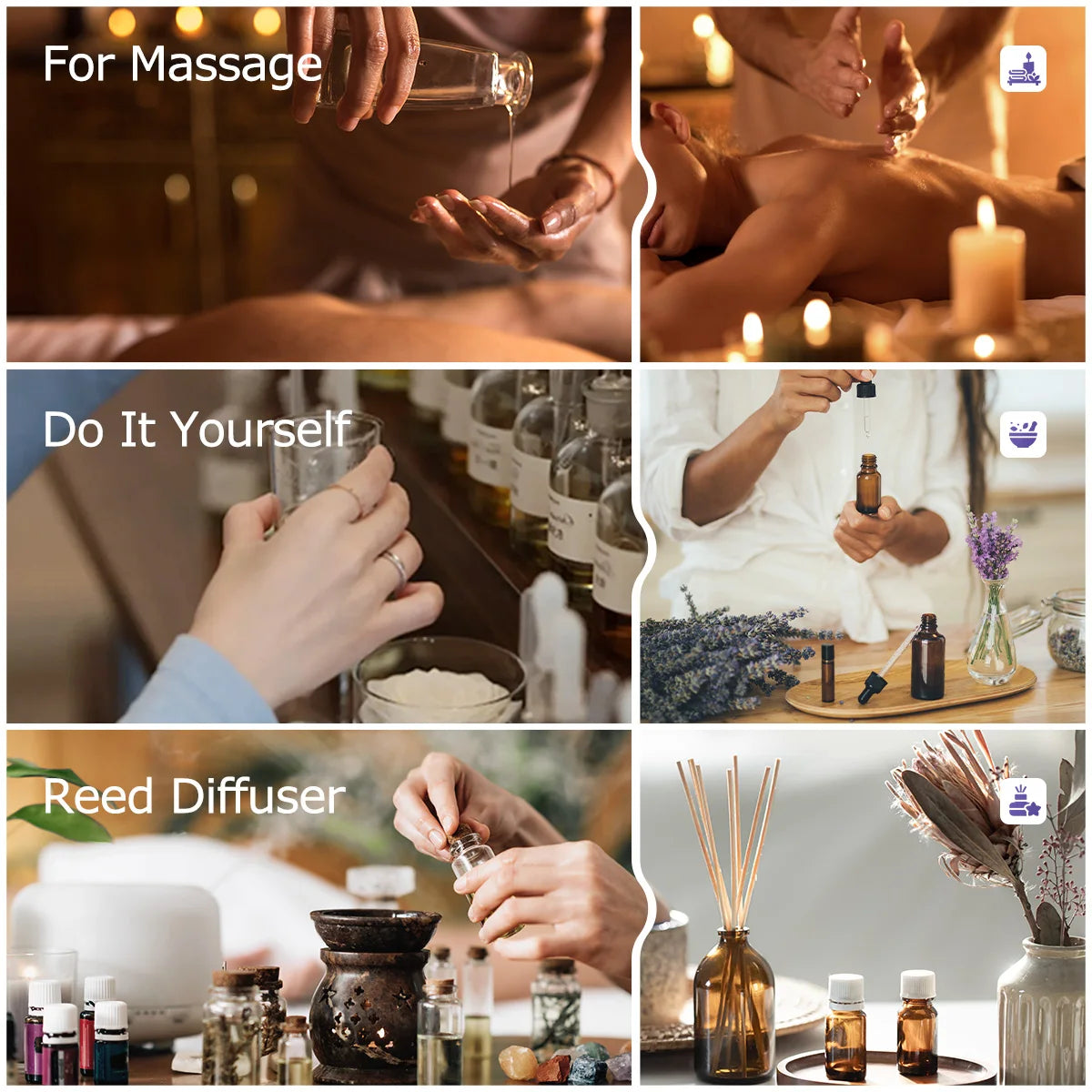 Huile Essentielle de Lavande LUMIA™ – Relaxation, Massage & Créations Artisanales