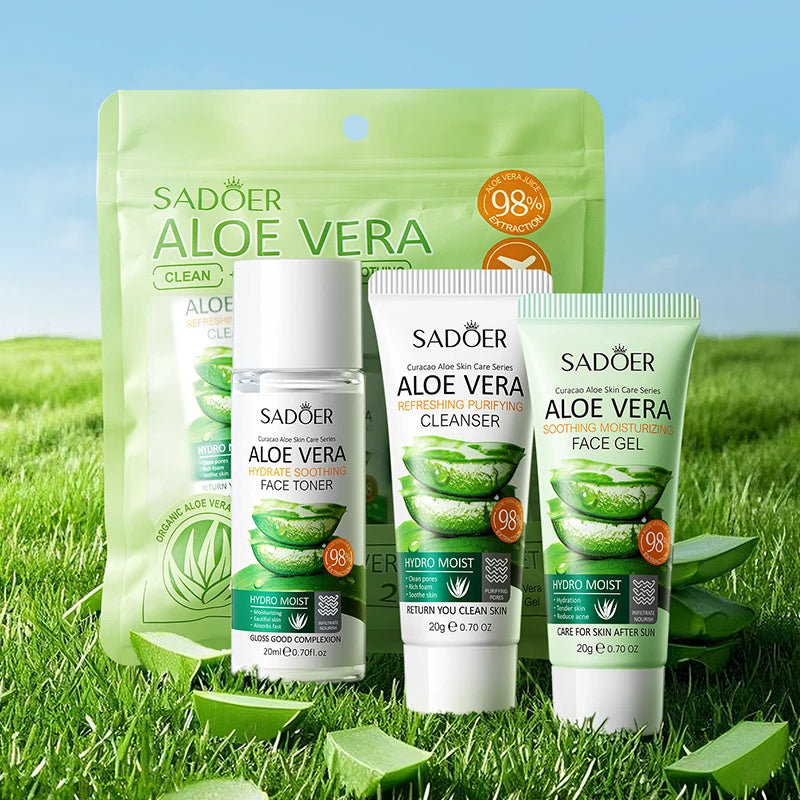 Coffret Soin Visage à l’Aloe Vera LUMIA™ – Hydratation & Fraîcheur Quotidienne