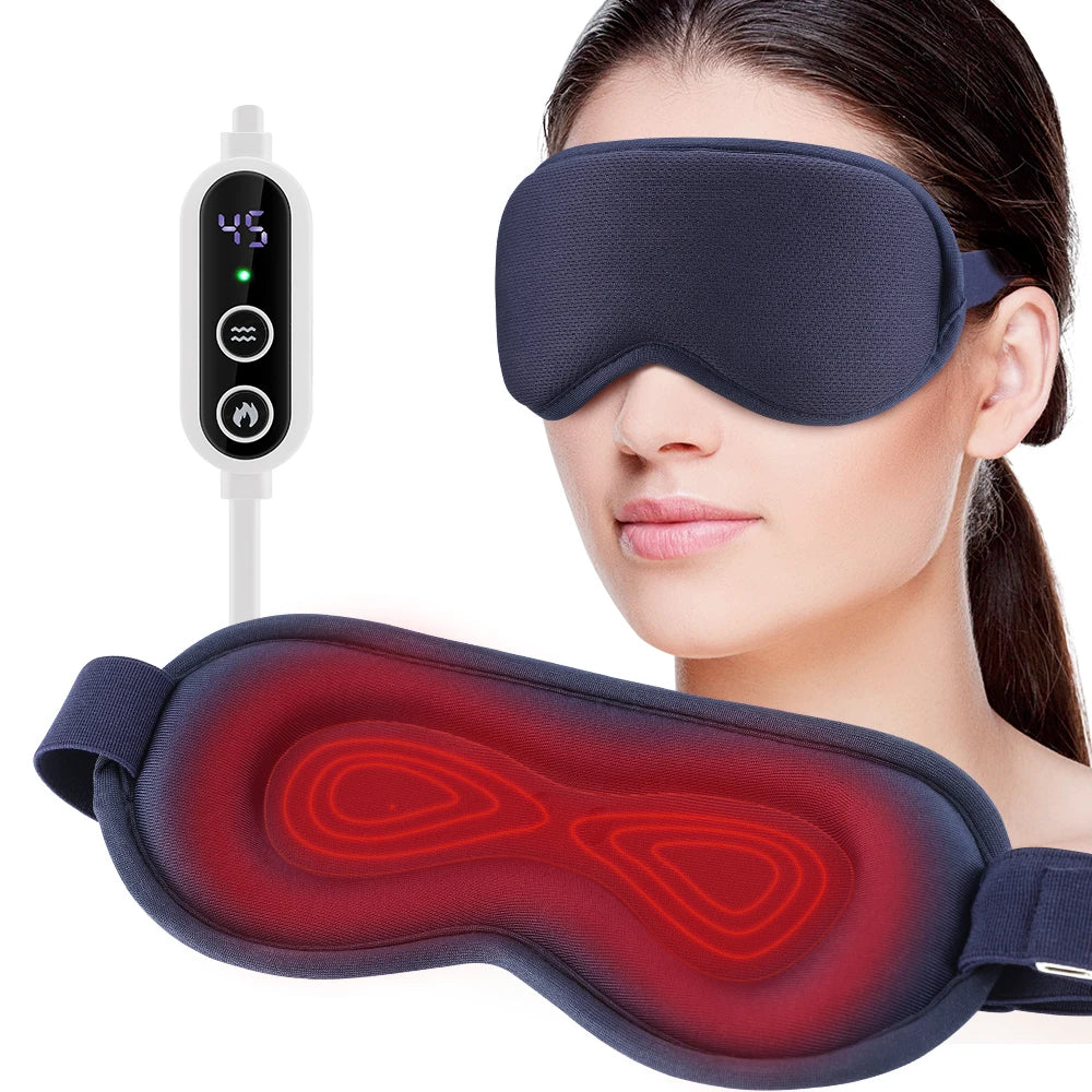 Masque Chauffant 3D pour les Yeux LUMIA™ – Chaleur Apaisante & Sommeil Profond