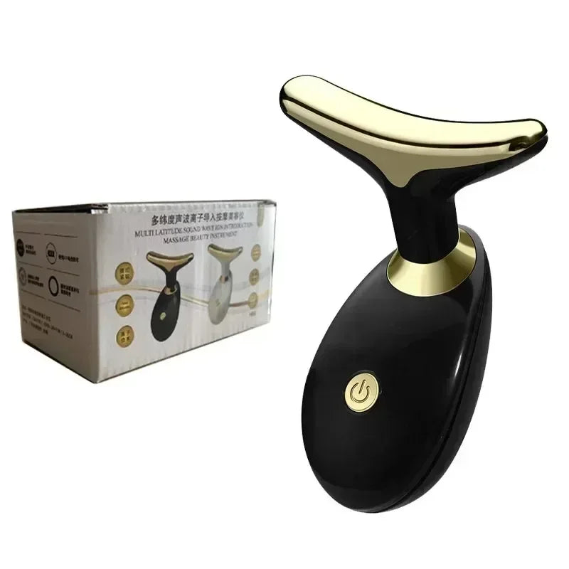 Masseur Visage 3-en-1 Microcourant LUMIA™ – Rituel Beauté Visage, Cou & Regard