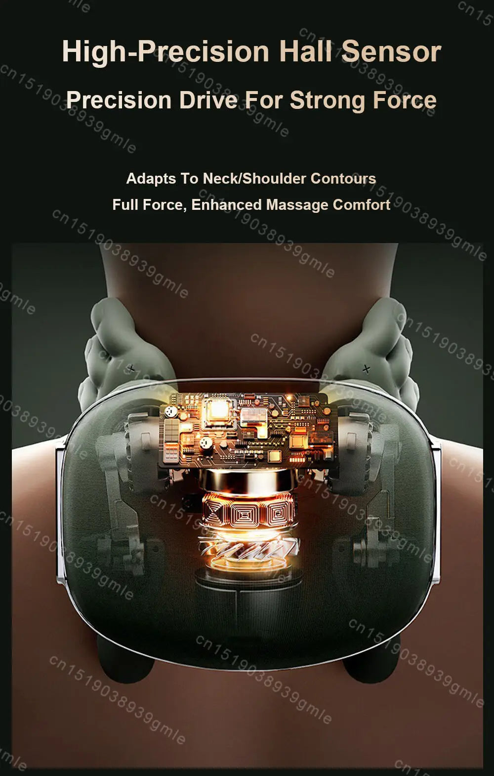 Oreiller Masseur Cervical Shiatsu LUMIA™ – Soulagement Profond du Cou, Épaules & Dos