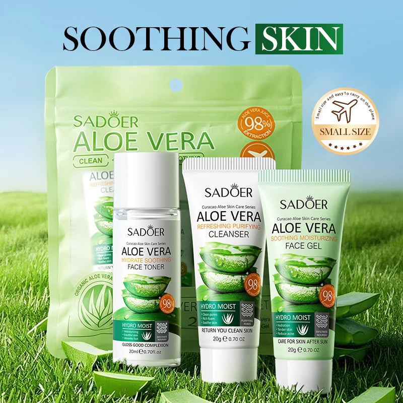 Coffret Soin Visage à l’Aloe Vera LUMIA™ – Hydratation & Fraîcheur Quotidienne