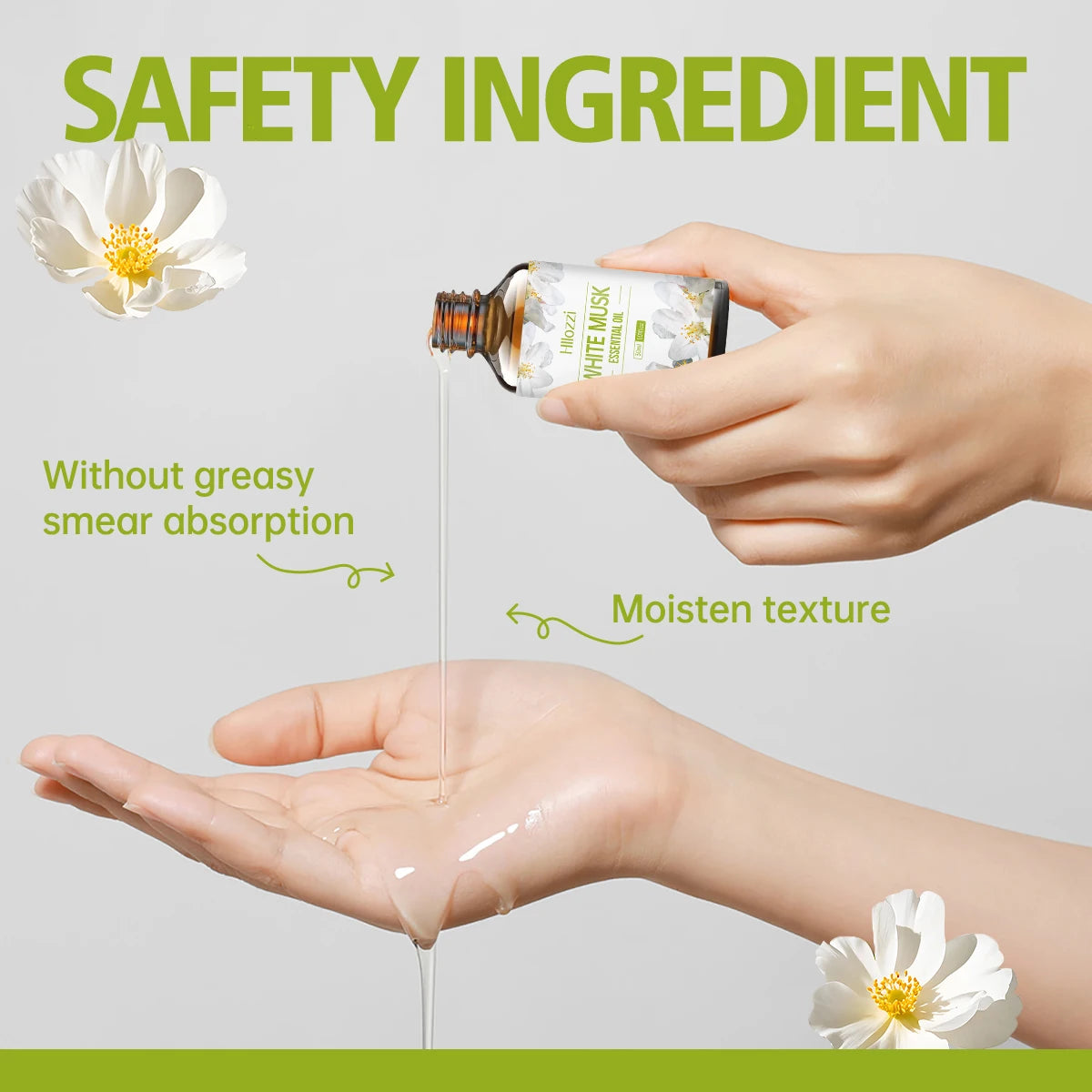 Huile Aromatique Musc Blanc & Vanille Blanche LUMIA™ – Soin Sensoriel & Ambiance Cocooning