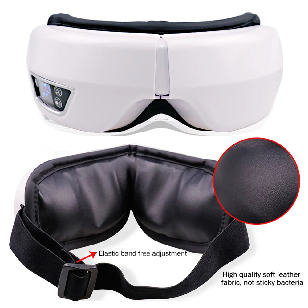 Masseur Oculaire Intelligent 6D LUMIA™ – Airbag, Vibrations & Relaxation Connectée