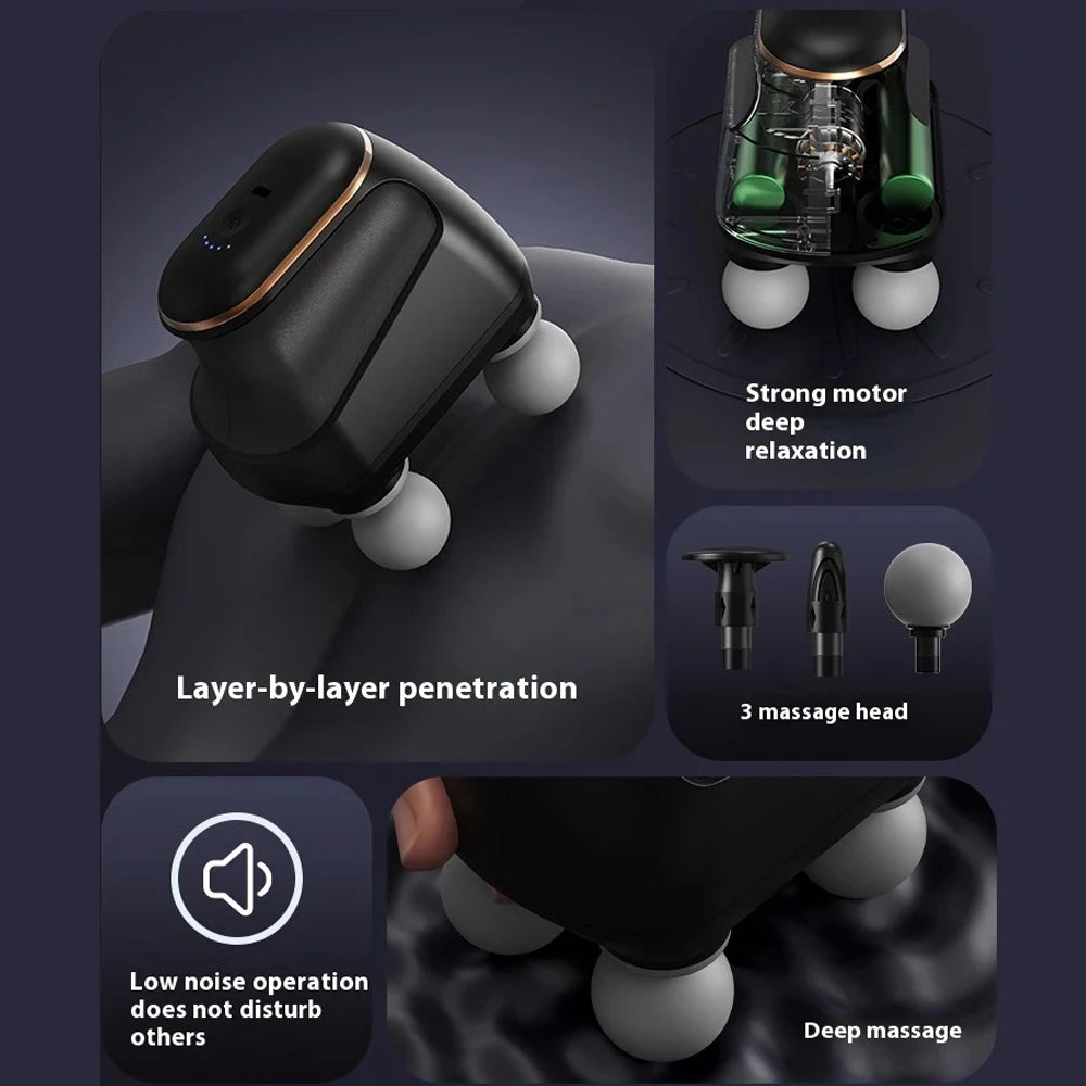 Pistolet de Massage Haute Fréquence LUMIA™ – Relaxation Musculaire Ciblée