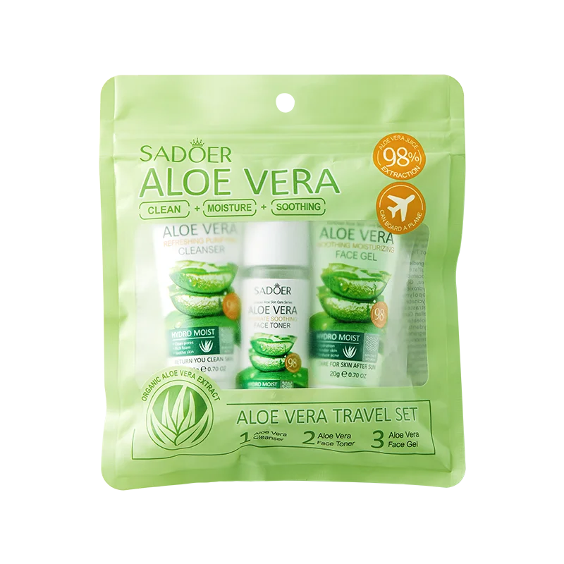 Coffret Soin Visage à l’Aloe Vera LUMIA™ – Hydratation & Fraîcheur Quotidienne