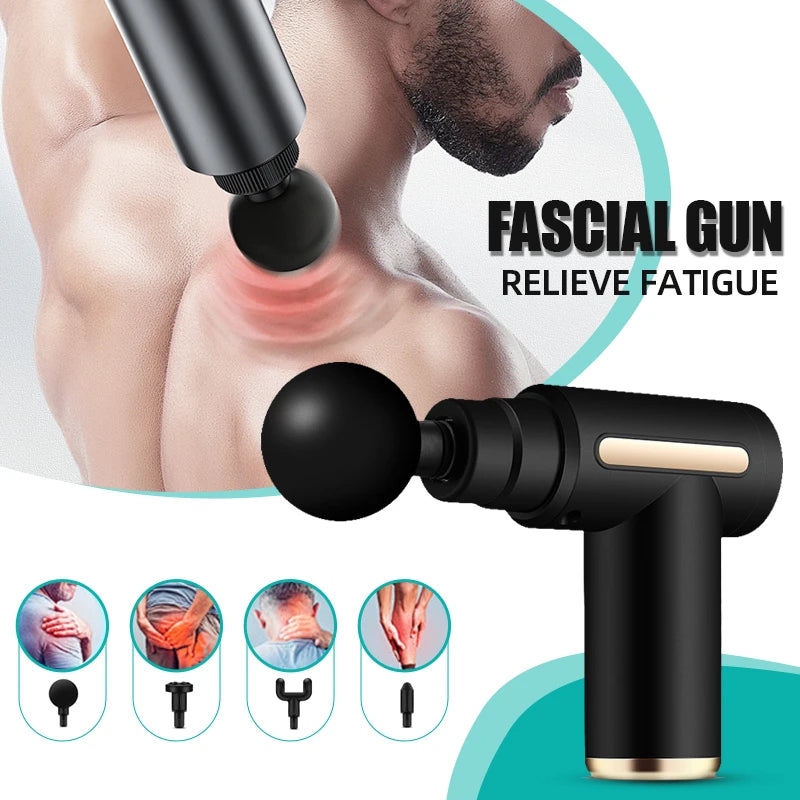 Pistolet de Massage Multifonction LUMIA™ – Relaxation Musculaire & Récupération Active