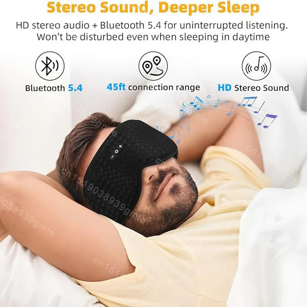 Masque de Sommeil 3D Bluetooth LUMIA™ – Immersion Sonore & Confort Absolu