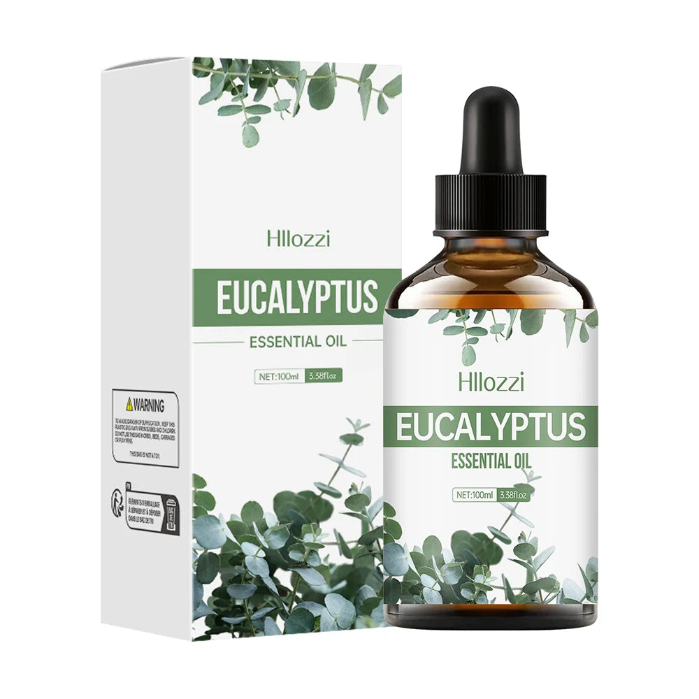 Huile Végétale de Massage à l’Eucalyptus LUMIA™ – Hydratation & Fraîcheur Relaxante