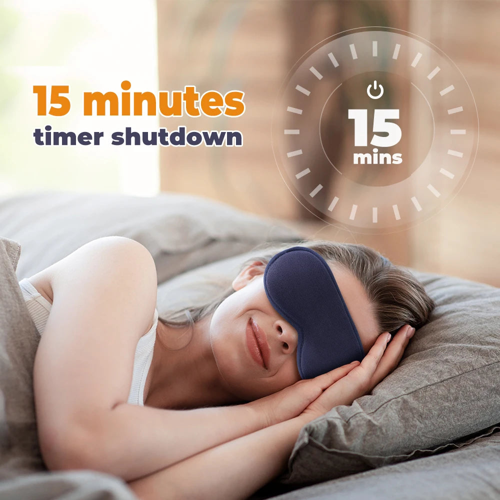 Masque Chauffant 3D pour les Yeux LUMIA™ – Chaleur Apaisante & Sommeil Profond